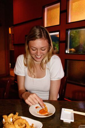 Amber Moore in Sushi Nights at Zishy