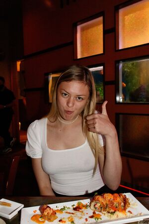 Amber Moore in Sushi Nights at Zishy