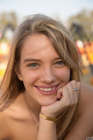 Kenna James in Pumpkin Patch at Zishy