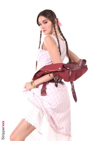 Sonya Blaze in Sexy Flower Peddler at IStripper