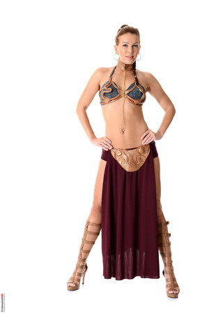 Armina Princess Leia Cosplay IStripper