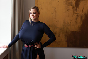 Vivian Blush Home Alone No Bra