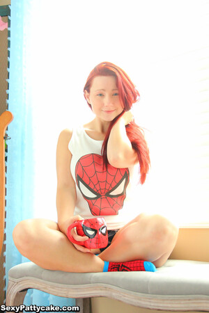 Sexy Pattycake in Mary Jane Cosplay