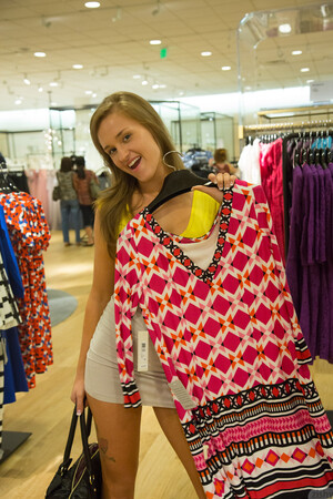 April Brookes in In Mall Creeps at Zishy