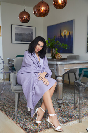 Lilly Bella in Soft Lilac at Met Art