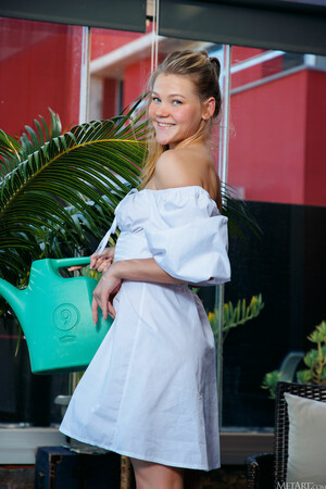 Valeria Mint in Cute Smile at Met Art