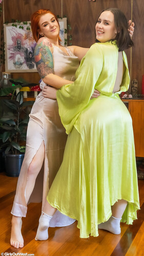 Sylvia Rose & Zara Harlow in Spicy Salsa at Girls Out West