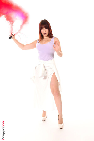 Carla Vyxx in Jurassex Spark at IStripper