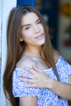 Evelina Darling in Lost Garage at Metart