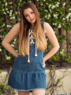 Lana Lea in Mini Dress at This Years Model