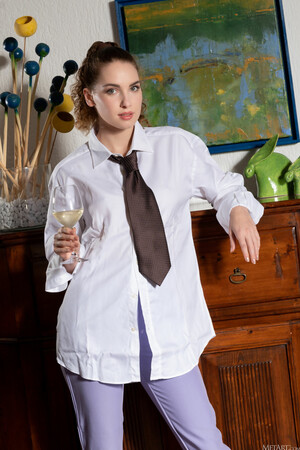 Guinevere Huney in Androgynous Style at Met Art