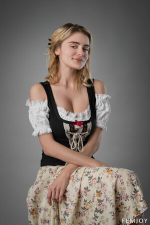 Marria Leeah in Flowers In The Hair at Femjoy