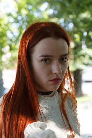 Luba Cherisova in On Red Wednesday at Zishy