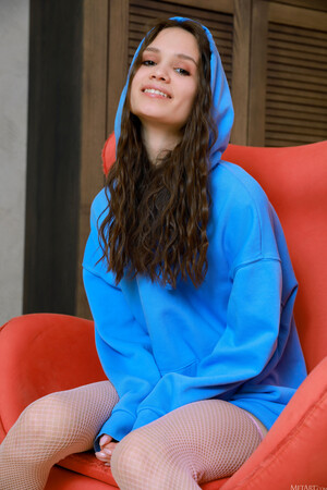 Anastasia Bella in Retro Chair at MetArt