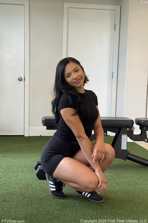 Eva in The Fitness Center at FTV Girls