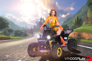 Lucy Foxx in Mario Kart World A XXX Parody at VR Cosplay X