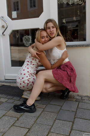 Nyla Rox and Lark Stuck In Deutschland Zishy