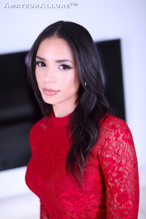 Jazmin Black Red Dress Amateur Allure