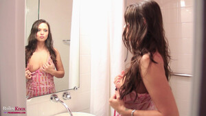 Bailey Knox Tiny Shower Giant Dildo Nudes