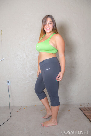 Allie Giovanni In Her Spandex Cosmid