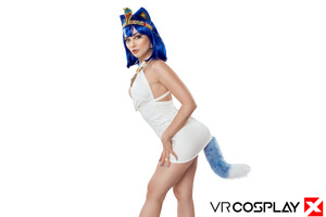 Jewelz Blu Animal Crossing Ankha VR Cosplay X