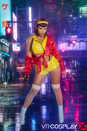 Violet Starr in Cowboy Bebop Faye Valentine at VR Cosplay X