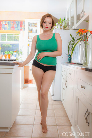 Natasha Dedov in Busty Kitchen at Cosmid