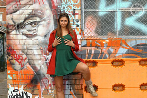 Adel in Graffiti at Girls Out West