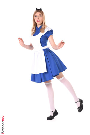 Freya Mayer in Deep Into My Wonderland at IStripper