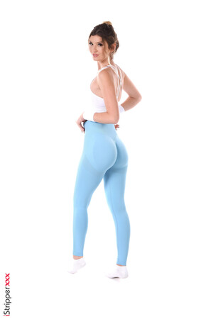 Candice Demellza in Wayout Workout at IStripper